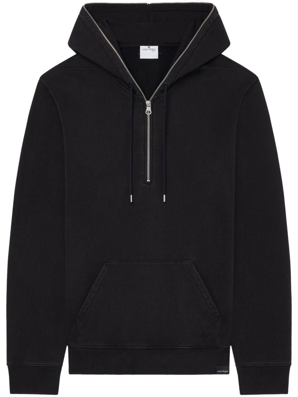 COURREGES HOODIE スウェット・トレーナー COTTON