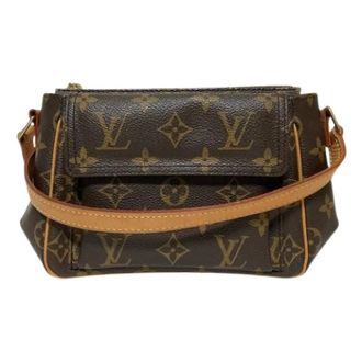 Louis Vuitton Pre-owned Vivacite PM Monogram Schoudertas - Dames - Pre-owned - Bruin - Maat: ONE Size