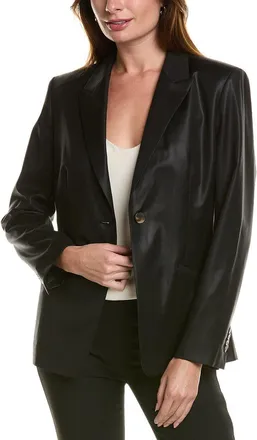Lafayette 148 New York Cutaway Wool Blazer
