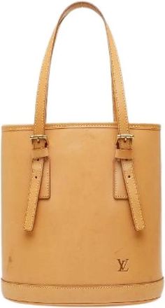 Louis Vuitton Pre-owned Nomade Handbag - Dames - Vintage Tas - Beige - ONE Size - Leer - Vintage