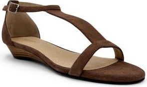 Chelsea Crew Samira Wedge Sandal in Taupe Suede at Nordstrom Rack, Size 10