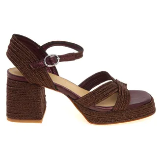 Castaner Vallita/142 - female - Casta&ntilde;er - High Heel Sandals - Brown - 4 UK - Shoes