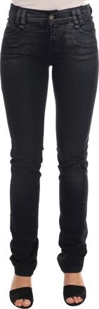 John Galliano John Galliano damesspijkerbroek in Gray Wash katoen stretch regular fit