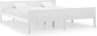 vidaXL Vidaxl - Estructura De Cama Sin Colch&oacute;n Madera De Pino Blanco 180x200 Cm