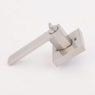 OEM Manilla Para Puerta De Dormitorio/ba&ntilde;o, Ideal Para Ba&ntilde;o Privado Y Puertas Interiores. Manilla De Cerradura Robusta. Acabado En N&iacute;quel Satinado