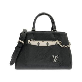 Louis Vuitton Pre-owned Epi Marelle Tote BB Calf Tote Bag - Dames - Pre-owned - Zwart - Maat: ONE Size Leer