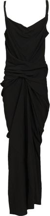 Rick Owens Long Draped Cady Dress