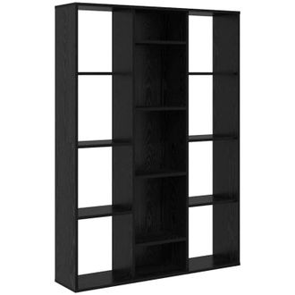 vidaXL Vidaxl - Separador De Habitaciones Roble Negro 100 X 24 X 140 Cm