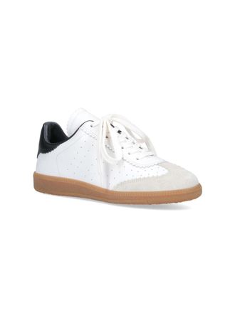 Isabel Marant Perforated Leather Sneakers - White