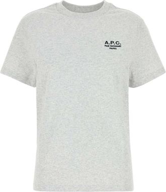 A.P.C. Grey Logo T-Shirt