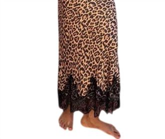 Never Fully Dressed Maeva Lace Midi Skirt In Leopard