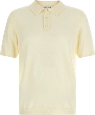 Roberto Collina Beige Spongy Effect Polo Shirt