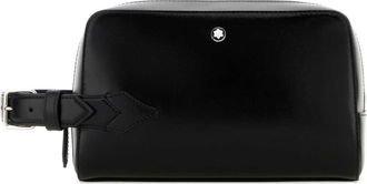 Montblanc Black Leather Beauty Case
