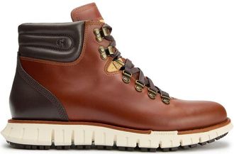 Cole Haan Mens Zerogrand Remastered Boots - Brown Leather - Size UK 12