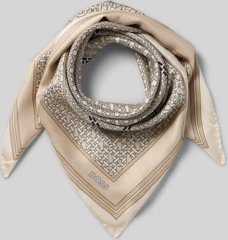 HUGO BOSS Tuch aus reiner Seide Modell LAINY in Beige, Gr&ouml;&szlig;e 1