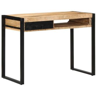 vidaXL Escritorio 100x50x75 Cm Madera Maciza Mango Vidaxl