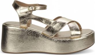 Love Rio Womens Alto Wedge Sandal In Champagne