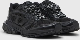 Diesel S-Pro-V-Dense-Monochrome mesh sneakers with Oval D logo - Sneakers - Woman - Black