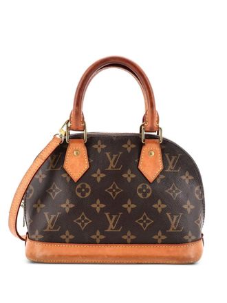 Louis Vuitton Alma Handbag Monogram Canvas BB crossbody bag - Marrone
