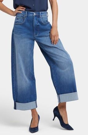 NYDJ Renee Baggy Wide Leg Jeans in Picasso Lake at Nordstrom Rack, Size 14