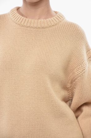 Chlo&eacute; Pullover Girocollo in Cashmere e Cotone Chloe