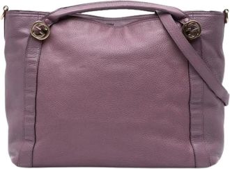Gucci Pre-owned Handbags, female, Purple, Size: ONE SIZE Pre-owned Vintage Handbag