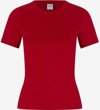 Flore Flore Schmales Kurzarm-T-Shirt mit Rundhals Car Tee