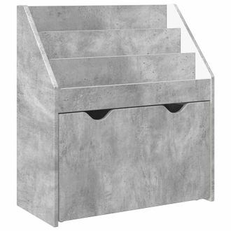 vidaXL Estanter&iacute;a Para Ni&ntilde;os Con Caj&oacute;n Gris Concreto 60 X 29,5 X 69 Cm Vidaxl