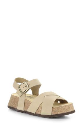Bos. & Co. Cielo Platform Wedge Sandal in Sabbia at Nordstrom, Size 10-10.5Us