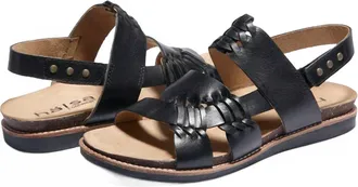 H&auml;lsa Footwear Womens Bella Sandals In Black