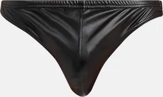 Tom Ford Men & apos;s Faux Leather Swim Briefs