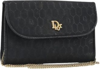 Dior Pre-owned Cross Body Bags, female, Black, Size: ONE SIZE Pre-owned Vintage Shoulder Bag