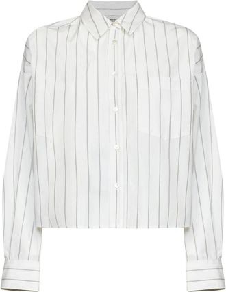 Max Mara Certosa Shirt - Dames - Overhemden - Wit - S - Katoen - Overhemden