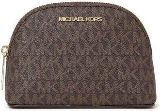 Michael Kors Neceser Jet Set Medium con Logo Signature - Bags - Mujer - Marr&oacute;n - ONE SIZE