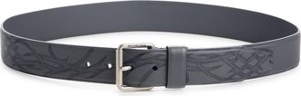 Balenciaga Prong Faux Leather Belt in 1239 Grey at Nordstrom, Size 110