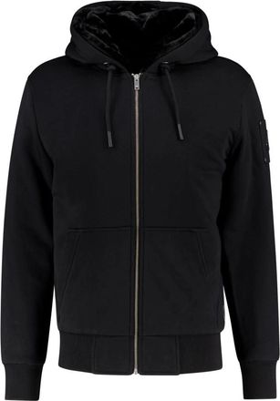 Moose Knuckles Classic Bunny Hoodie - Heren - Vesten met rits - Zwart - L - Katoen - Hoodies & sweatvesten