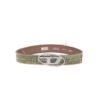 Diesel Green Distressed Buckle Belt