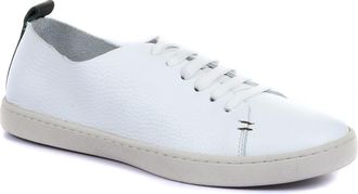 Jones Bootmaker Midwood Womens Leather Trainers - White - Size UK 4