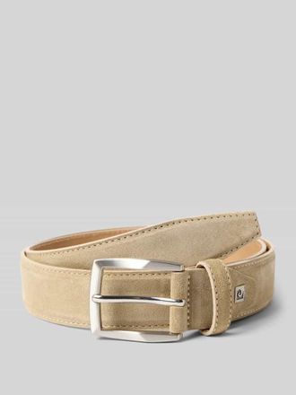 Pierre Cardin Gürtel mit Dornschließe in Sand, Größe 100