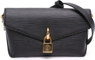 Louis Vuitton Pre-owned Womens Epi Leather Crossbody Bag - Black - One Size