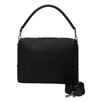 Fendi Grote Tote Tas - Heren - Handtassen - Zwart - ONE Size - Tassen