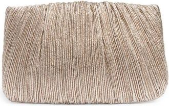 Loeffler Randall Brit Pleated Clutch in Champ at Nordstrom