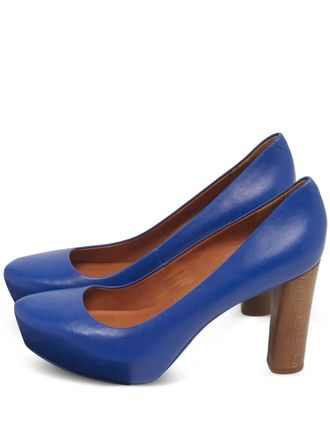 Marc Jacobs platform leather pumps - Blue