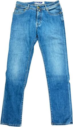 Jacob Cohen Slim-fit Jeans - Heren - Regular Fit Jeans - Blauw - W40 - Katoen - Jeans
