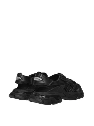 Balenciaga Track Sandal - Black