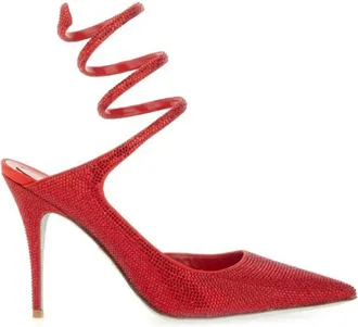 Rene Caovilla Elegante Hakken Pumps - Dames - Pumps - Rood - 39 EU - Schoenen