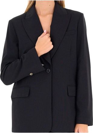 Liu Jo Blazer in flanella - - Jackets - Donna - Nero - 2XL