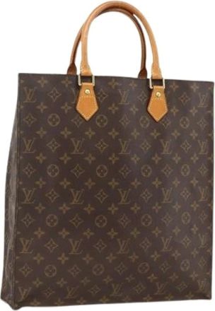Louis Vuitton Pre-owned Tote Bags, female, Brown, Size: ONE SIZE Pre-owned Sac Plat Tote Bag