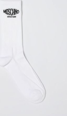 Moschino Socks MOSCHINO COUTURE Men color White