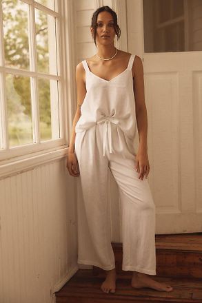 Eberjey Linen Blend Relaxed Pants